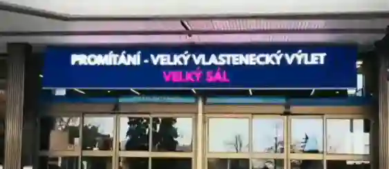 Velký vlastenecký výlet promítání ve velkém sále
