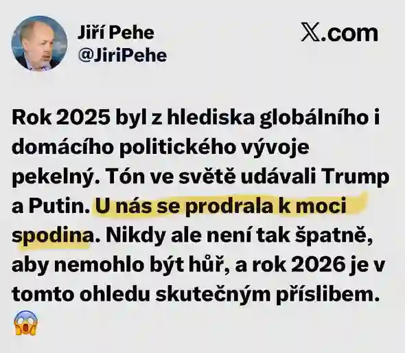 Jiří Pehe morální maják